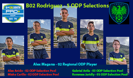 Rodriguez B02 5 ODP Selections